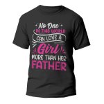 fathers day black t shirt for dad - printedgifthouse
