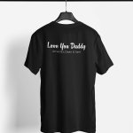 fathers day black t shirt for dad - printedgifthouse