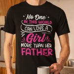 fathers day black t shirt for dad - printedgifthouse