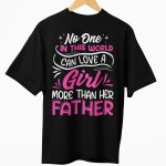 fathers day black t shirt for dad - printedgifthouse