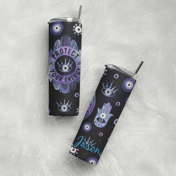 Personalized Evil Eye Protection Tumbler
