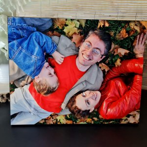 Engraved photo printed woodpanel - 1