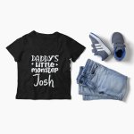 Mommy's Little Monster & Daddy's Little Monster Kids T-Shirt - printedgifthouse (11)