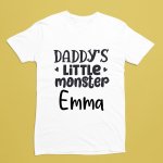 Mommy's Little Monster & Daddy's Little Monster Kids T-Shirt - printedgifthouse (18)
