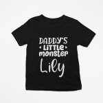 Mommy's Little Monster & Daddy's Little Monster Kids T-Shirt - printedgifthouse (3)