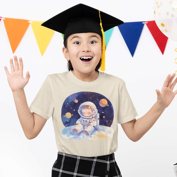 kids t shirt - Cute Astronaut (7)