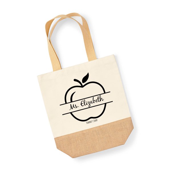 Teacher's Essentials Personalised Canvas Tote Bag