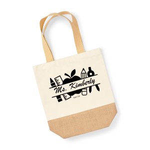 Teacher's Essentials Personalised Canvas Tote Bag